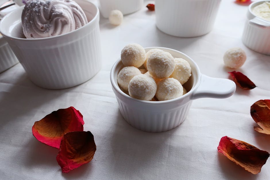 dulces árabes con coco