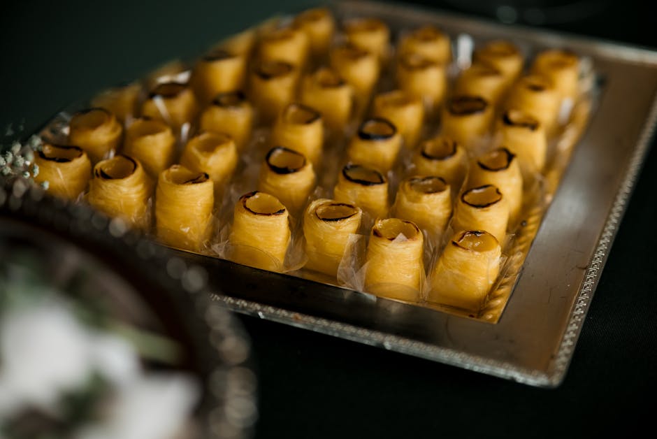 dulces árabes con miel