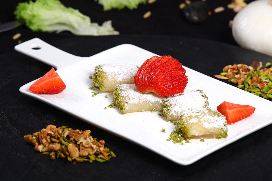 dulces árabes llevan pistacho